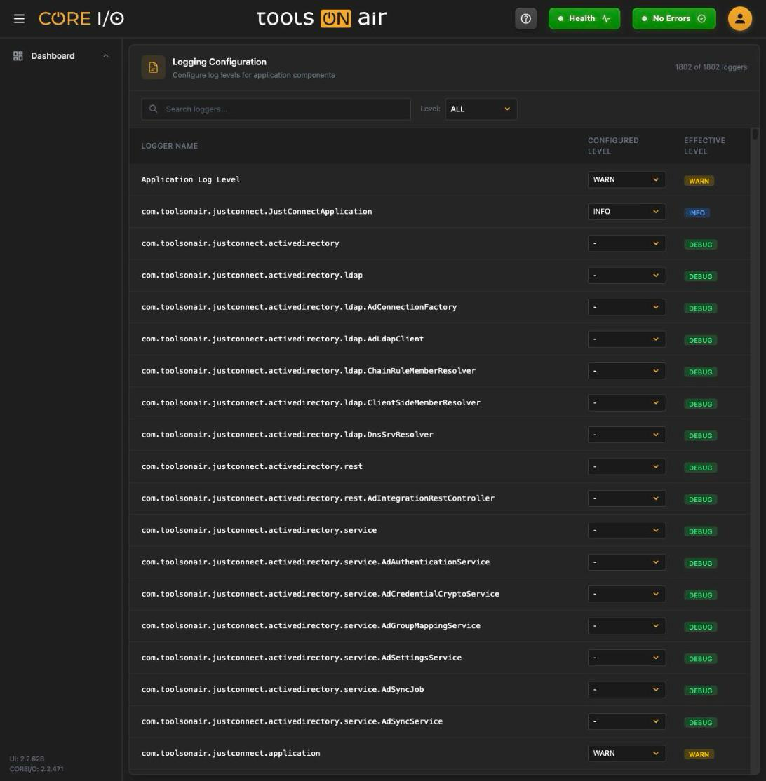 Logging - Layout interface