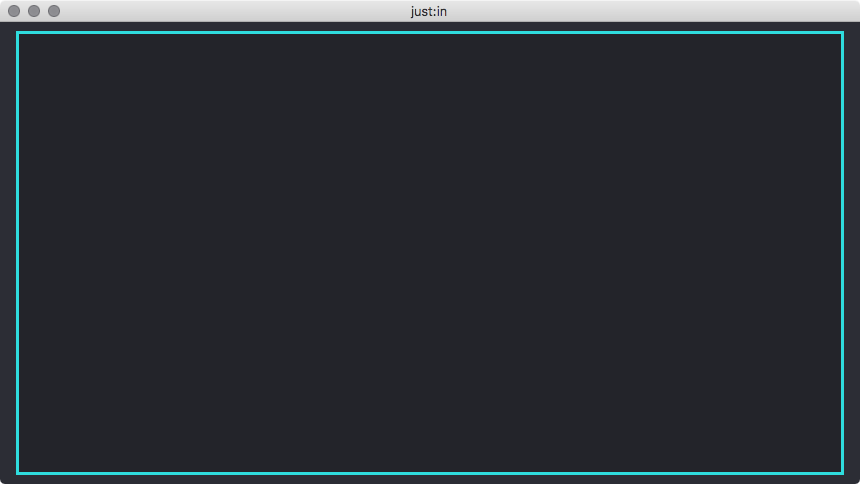 Just In User Interface (Just In v2.0) screenshot