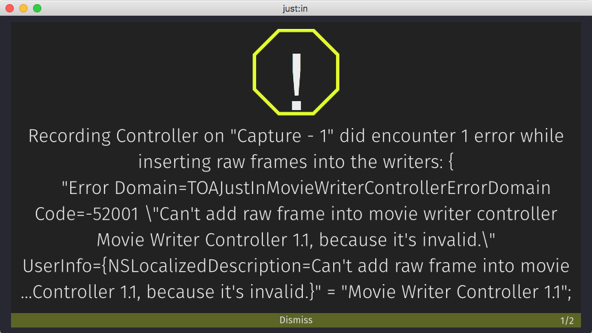 Warning Messages (Just In v2.5) screenshot 4