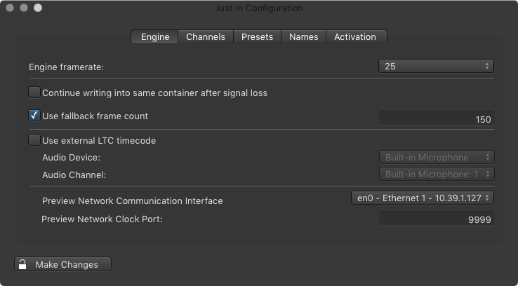 Basic Engine Configuration (Just In v2.5) screenshot