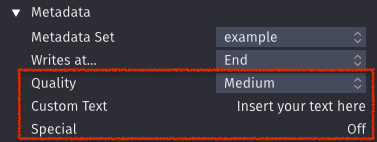 Customized Metadata XML (Just In v3.0) screenshot 1