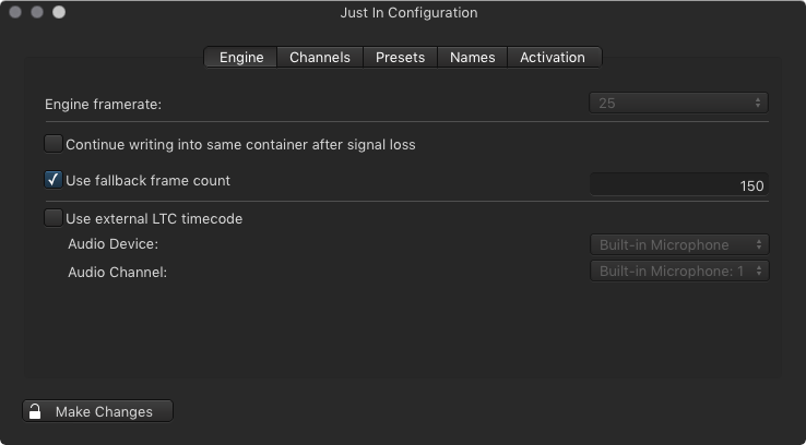 6. Engine Configuration (Just In Engine Mac v3.0) screenshot