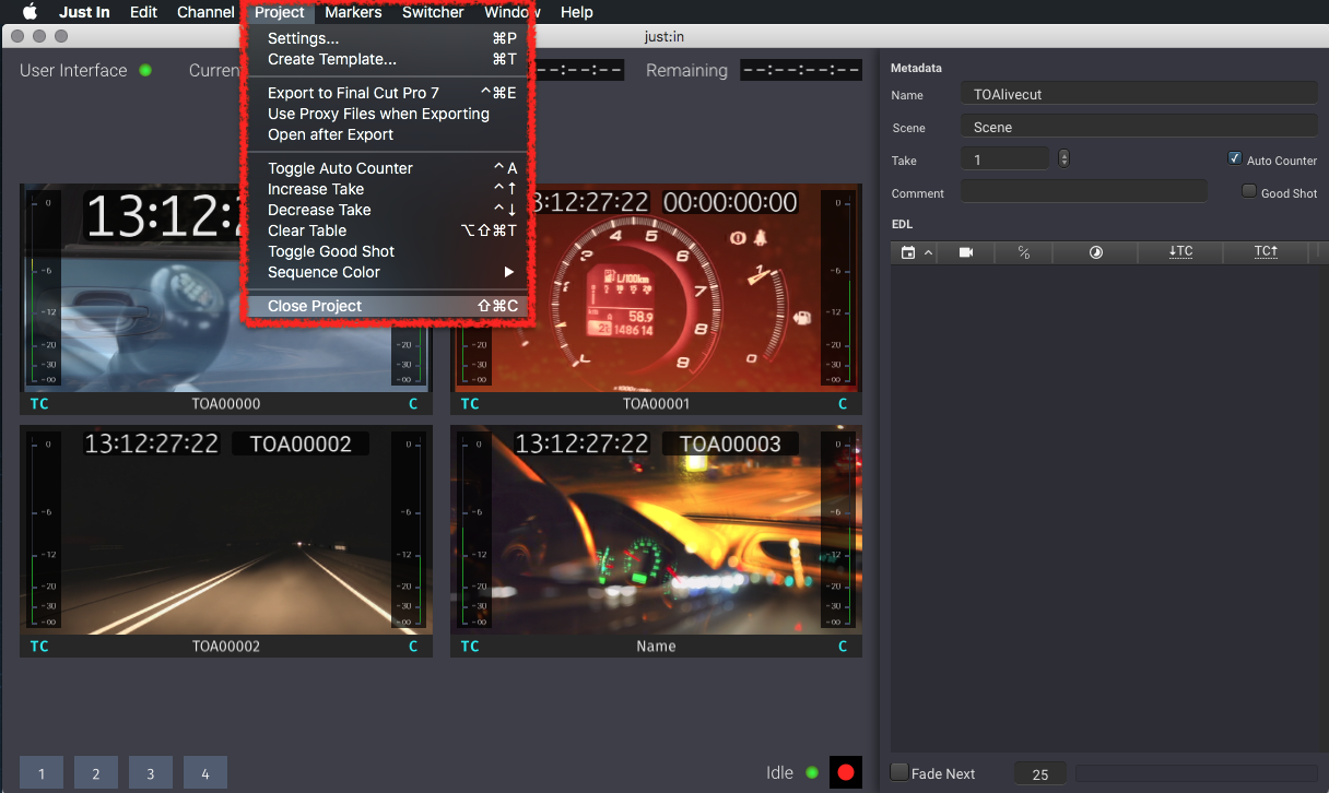 Working with Live Cut Projects (Live Cut v3.0) screenshot 5