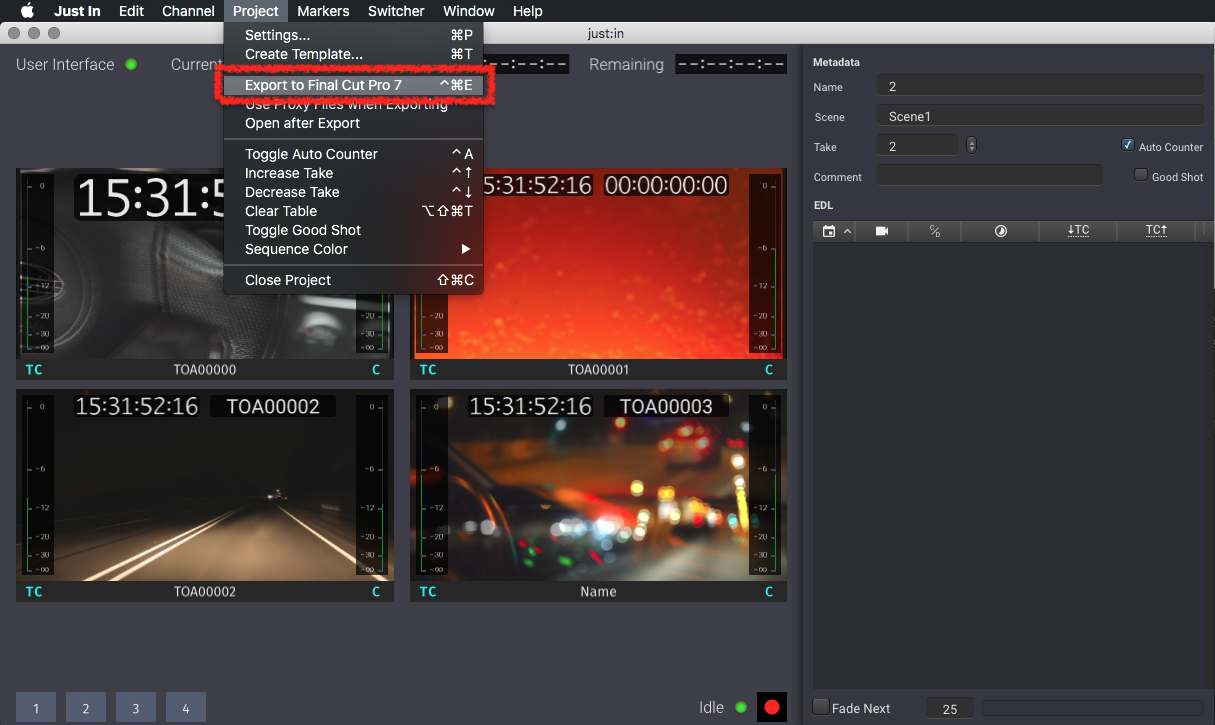 Working with Live Cut Projects (Live Cut v3.0) screenshot 7