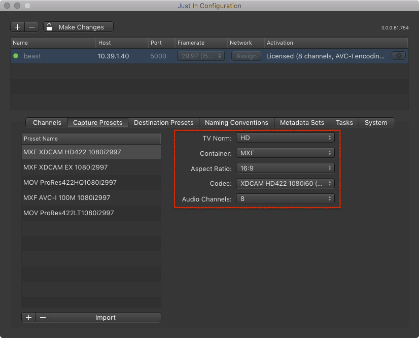 3.1.4 Capture Presets (Just In Engine Linux v1.0) screenshot 6