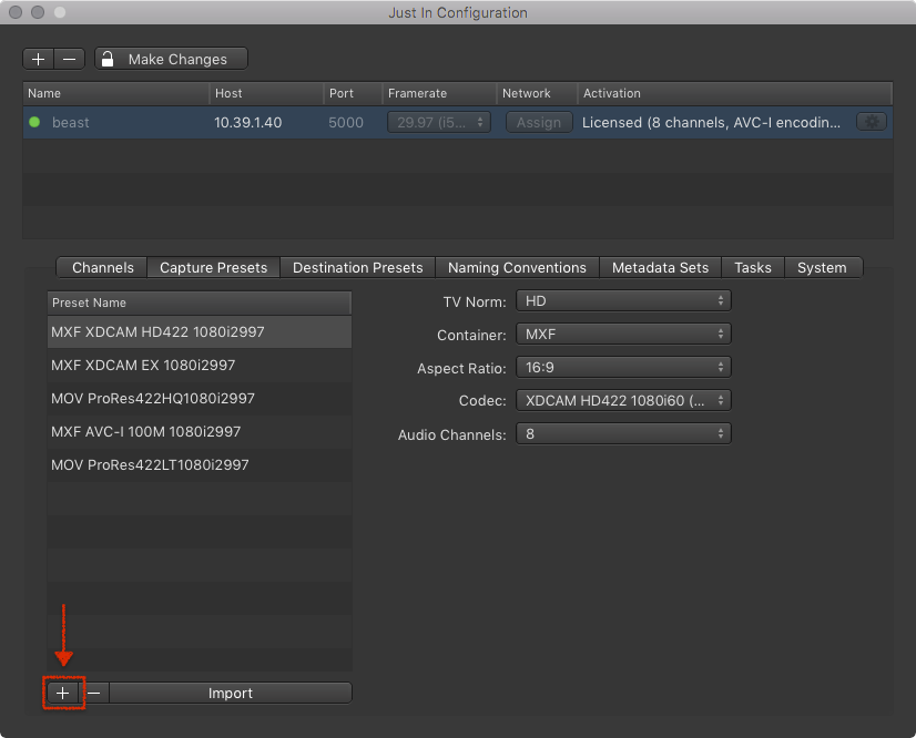 3.1.4 Capture Presets (Just In Engine Linux v1.0) screenshot 4