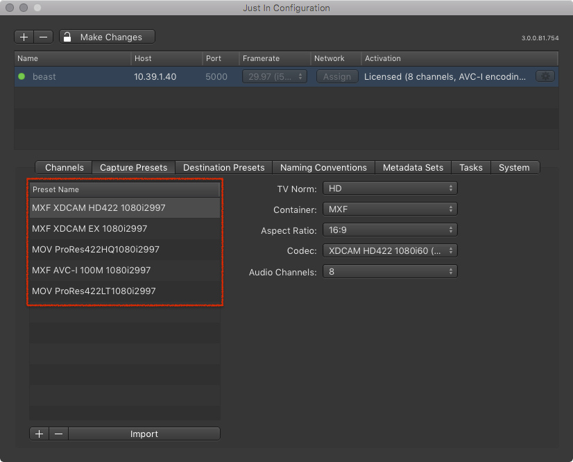 3.1.4 Capture Presets (Just In Engine Linux v1.0) screenshot 14