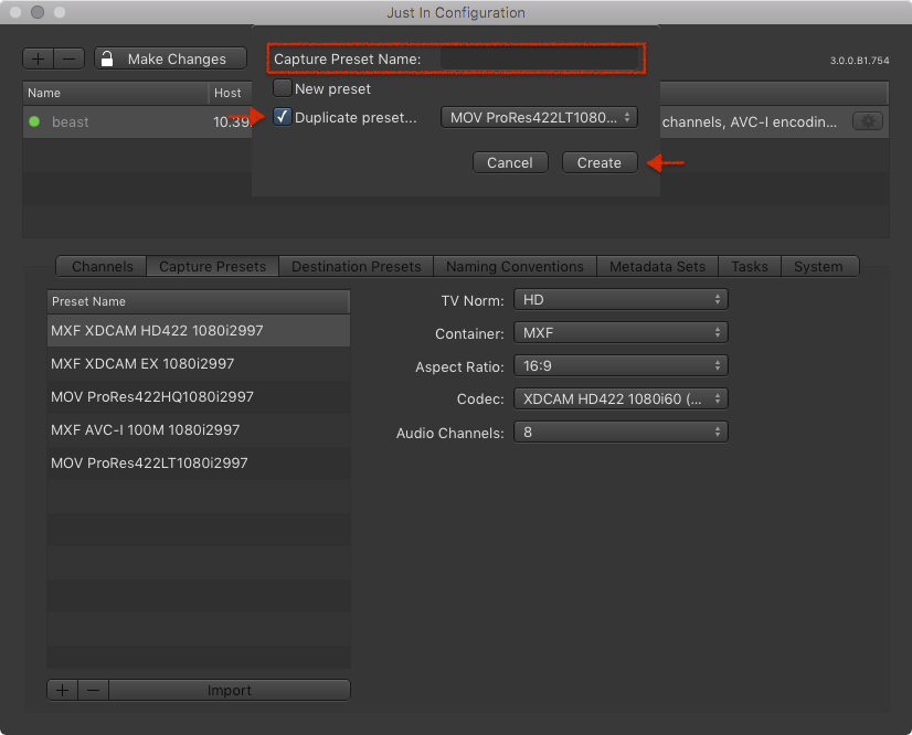 3.1.4 Capture Presets (Just In Engine Linux v1.0) screenshot 10