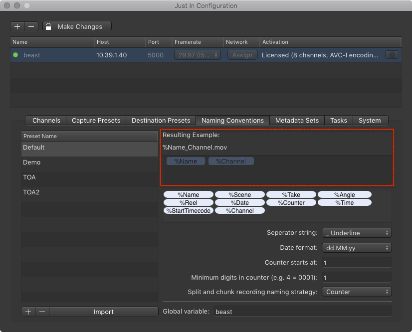 3.1.6 Naming Conventions (Just In Engine Linux v1.0) screenshot 16