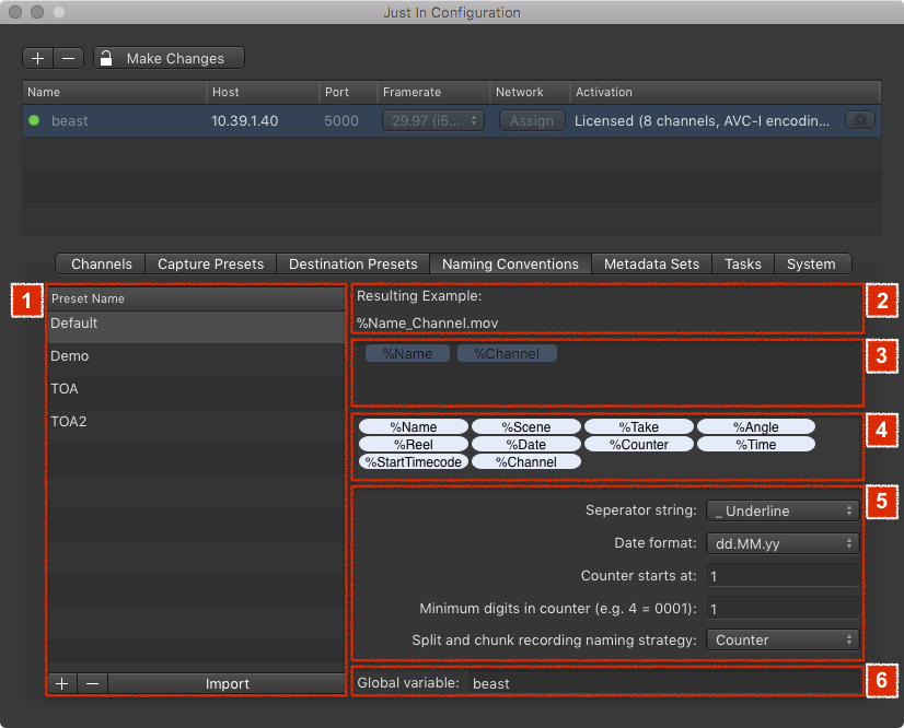 Naming Conventions (Just In Engine Linux v1.5) screenshot 1