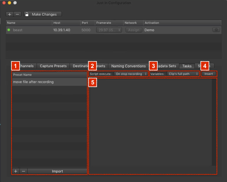 Tasks (Just In Engine Linux v1.5) screenshot 1