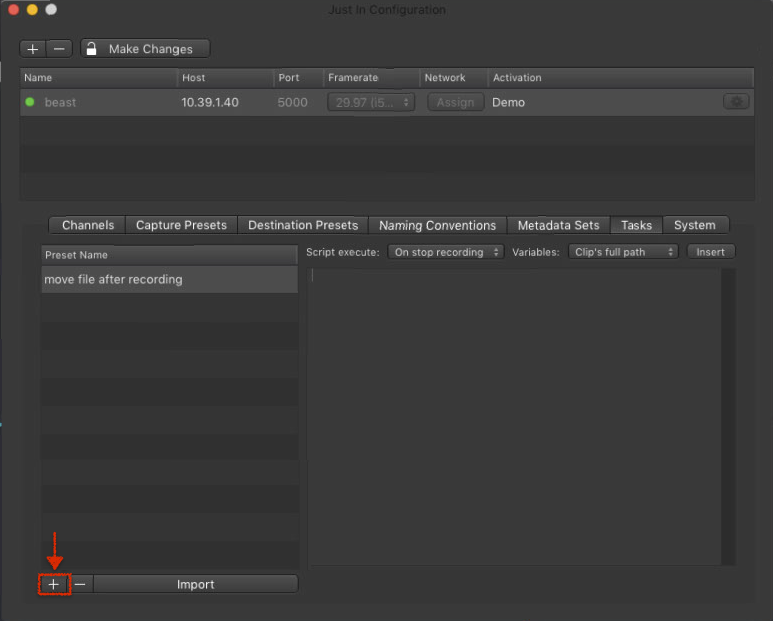 Tasks (Just In Engine Linux v1.5) screenshot 4