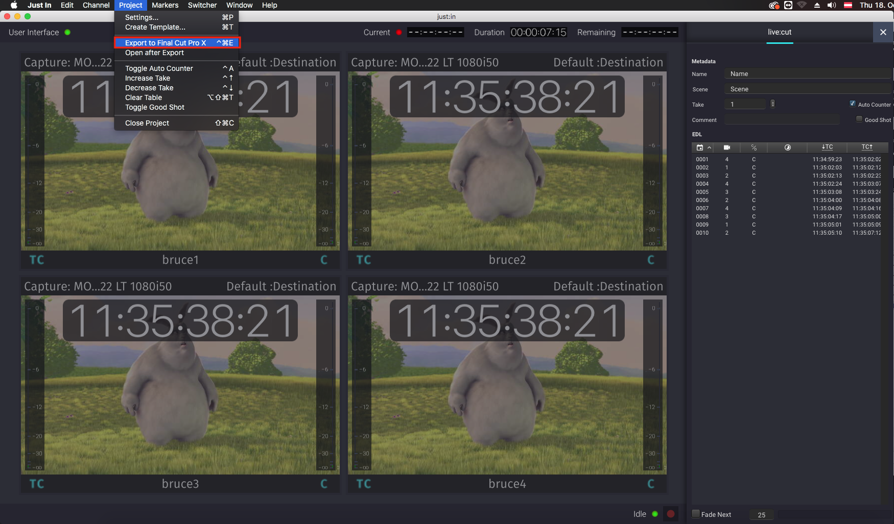 Working with Live Cut Projects (Live Cut v3.5) screenshot 8