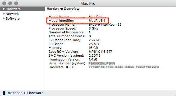 Supported Macintosh Models (Just In Engine Mac v3.5) screenshot 1