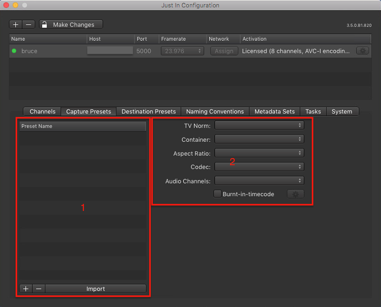 Capture Presets (Just In Engine Linux v1.5) screenshot 1