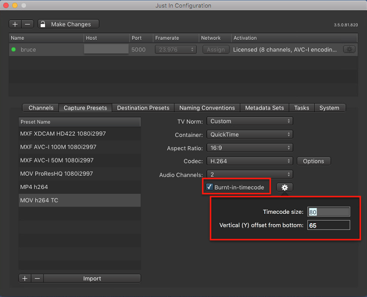 Capture Presets (Just In Engine Linux v1.5) screenshot 2