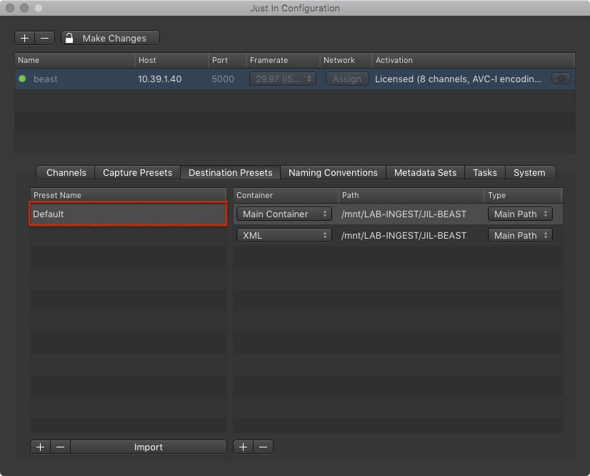 Destination Presets (Just In Engine Linux v1.5) screenshot 5