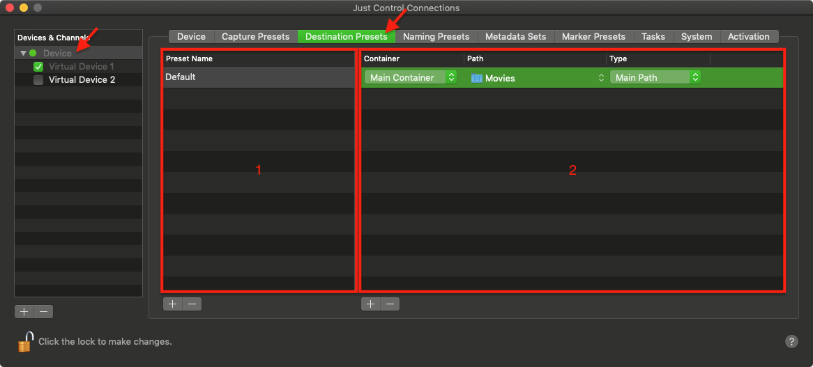 Destination Presets (4.0) screenshot 1
