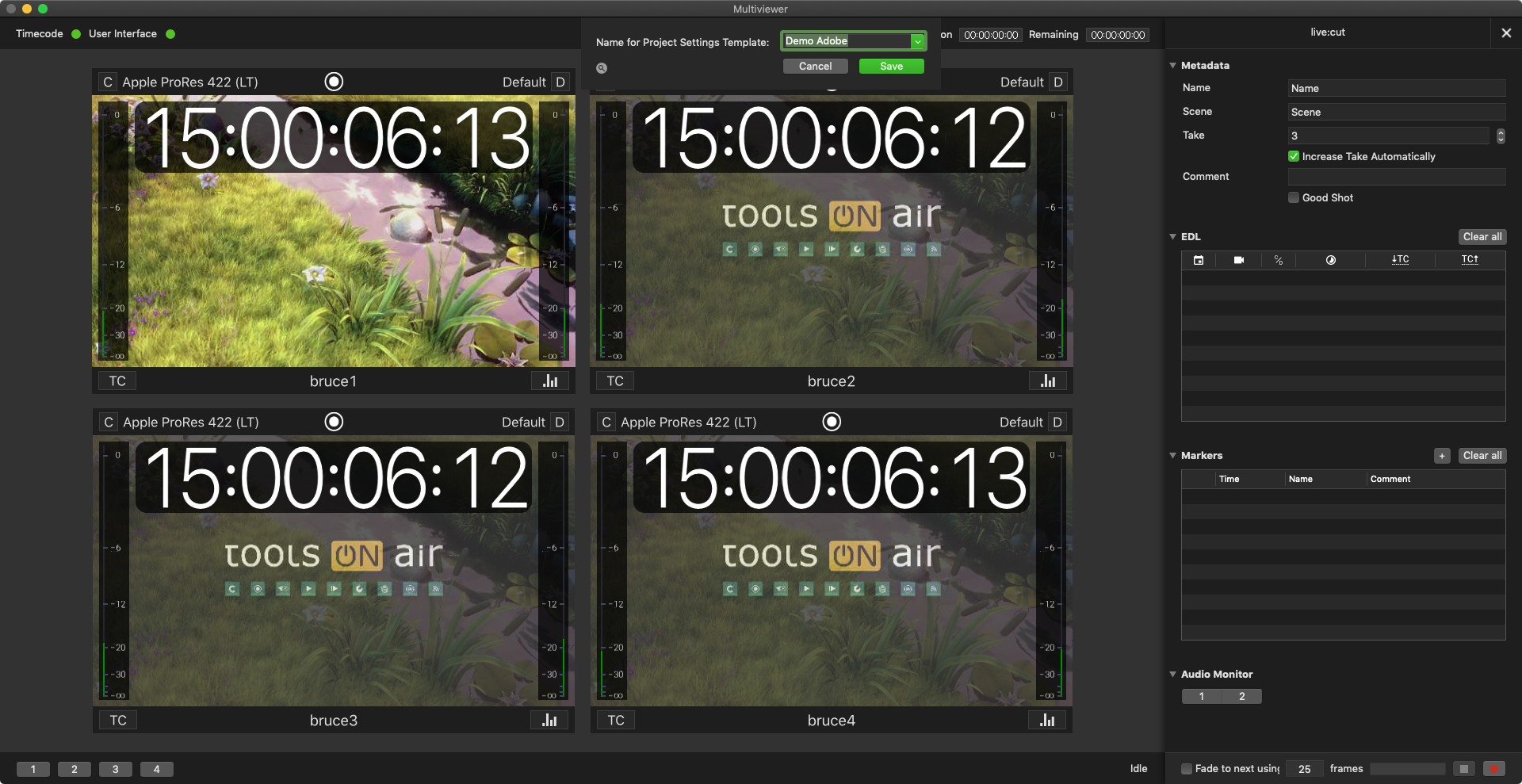 Working with Live Cut Projects (4.0) screenshot 11