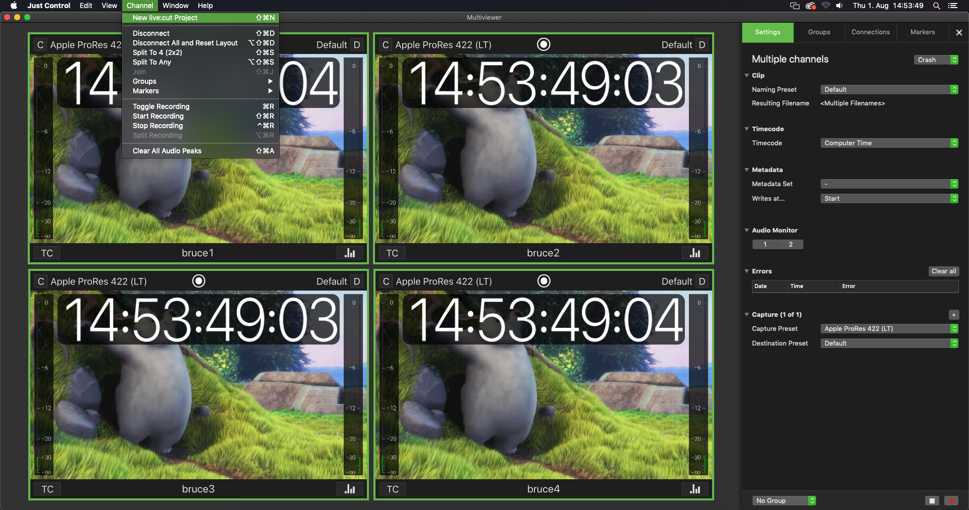 Working with Live Cut Projects (4.0) screenshot 3