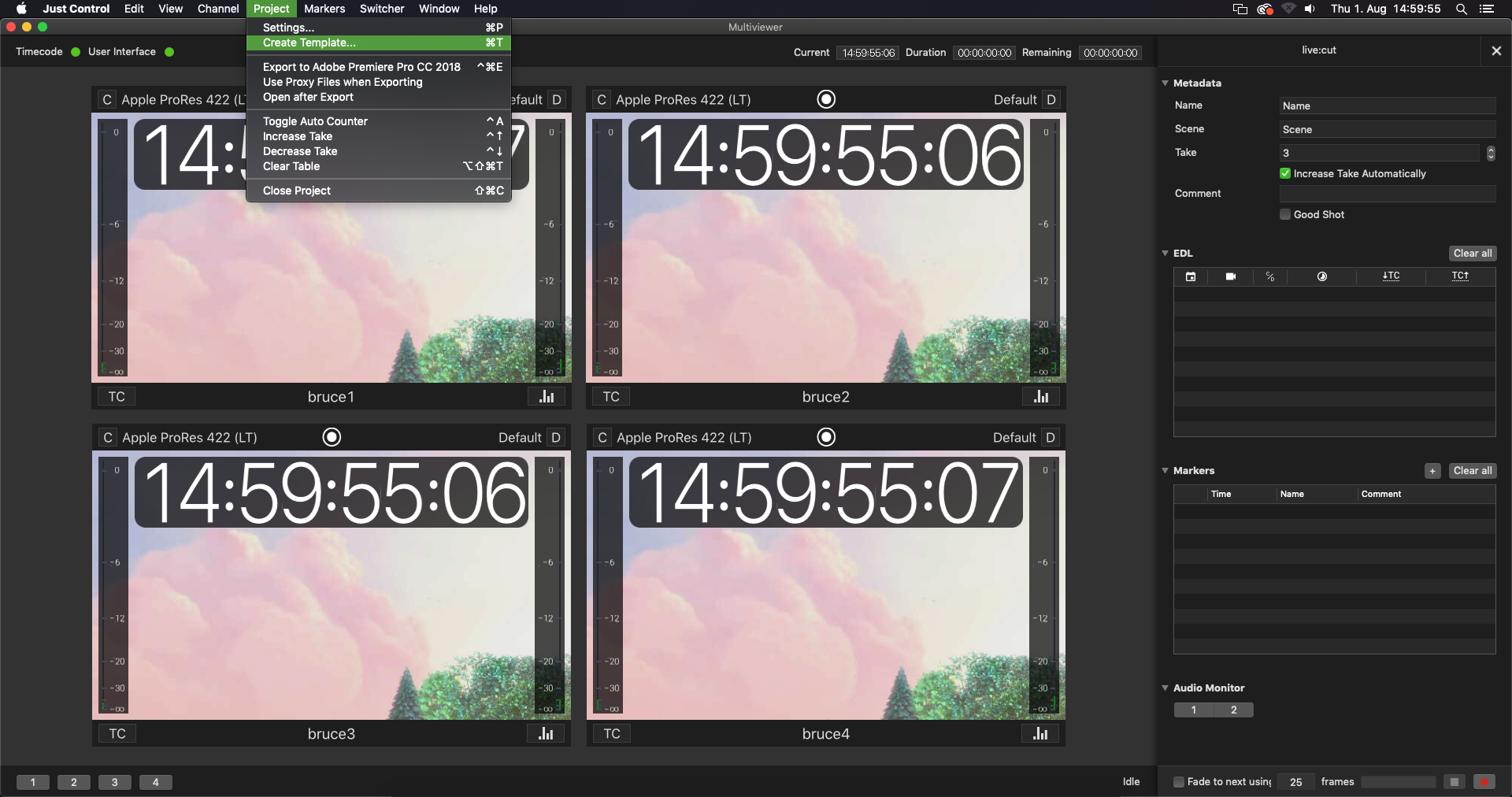 Working with Live Cut Projects (4.0) screenshot 10