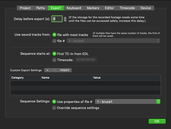 Export Tab (4.0) screenshot 1