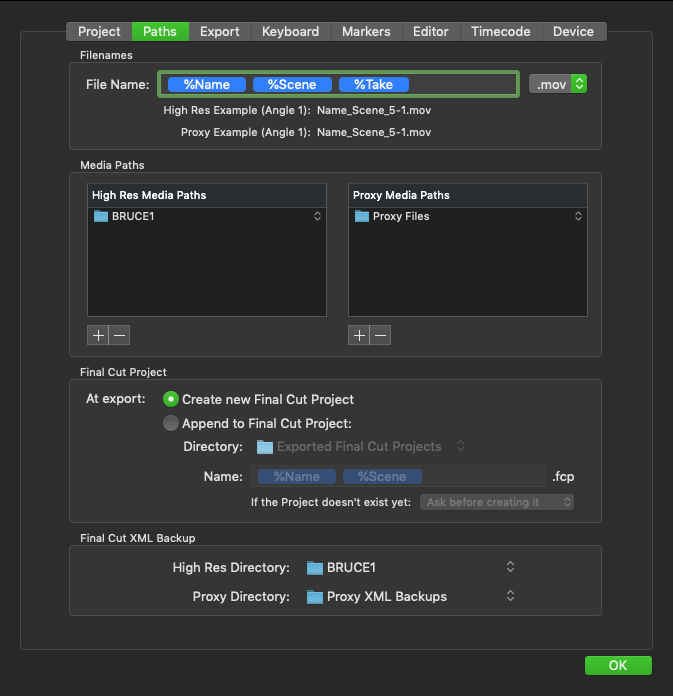 Paths Tab (4.0) screenshot