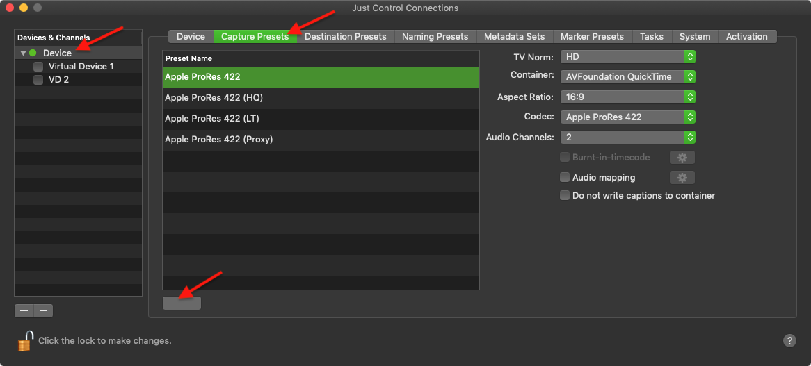 Capture Presets (4.0) screenshot 2
