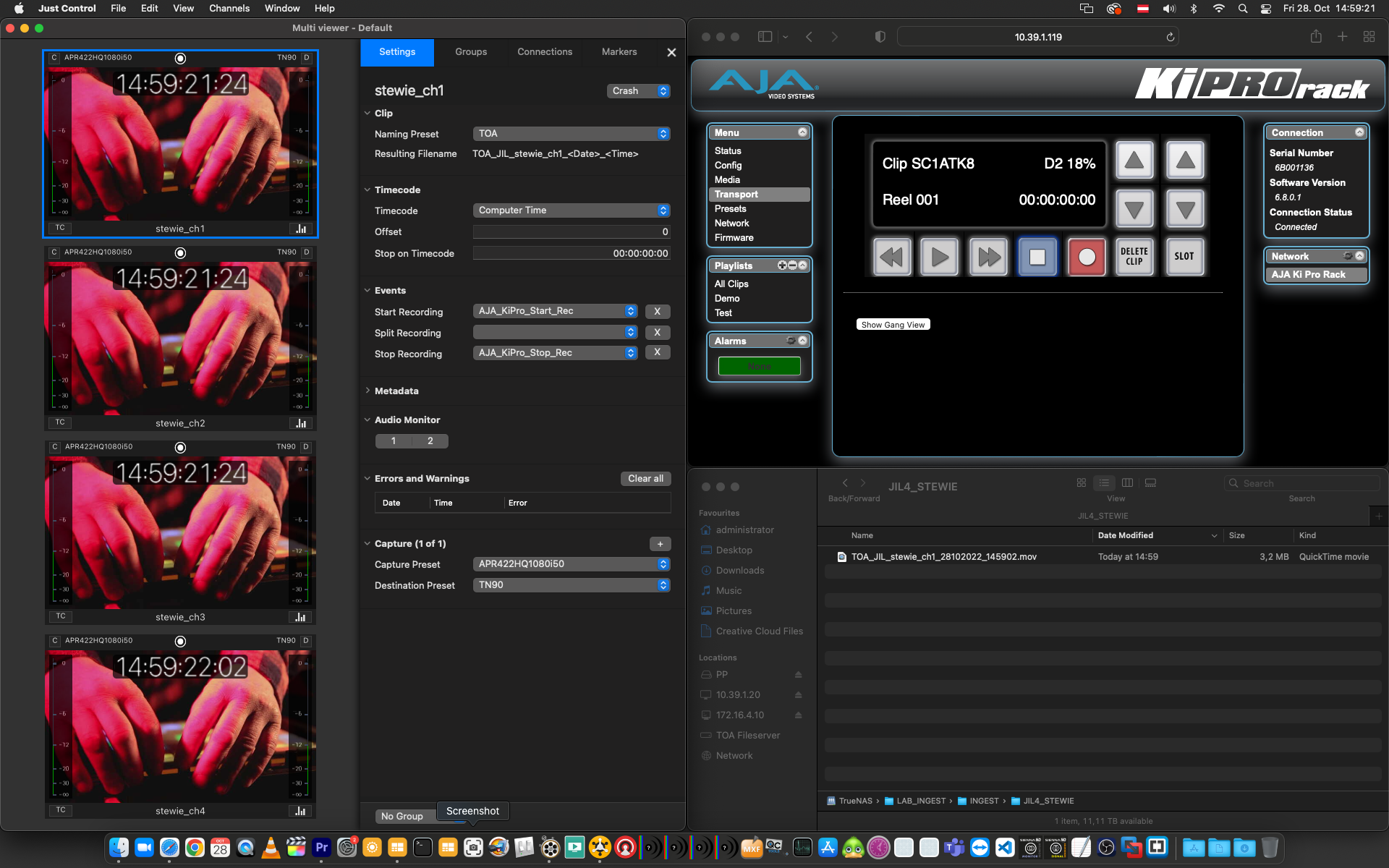 [JIL] AJA Ki Pro Event Presets v.5.5 screenshot 14