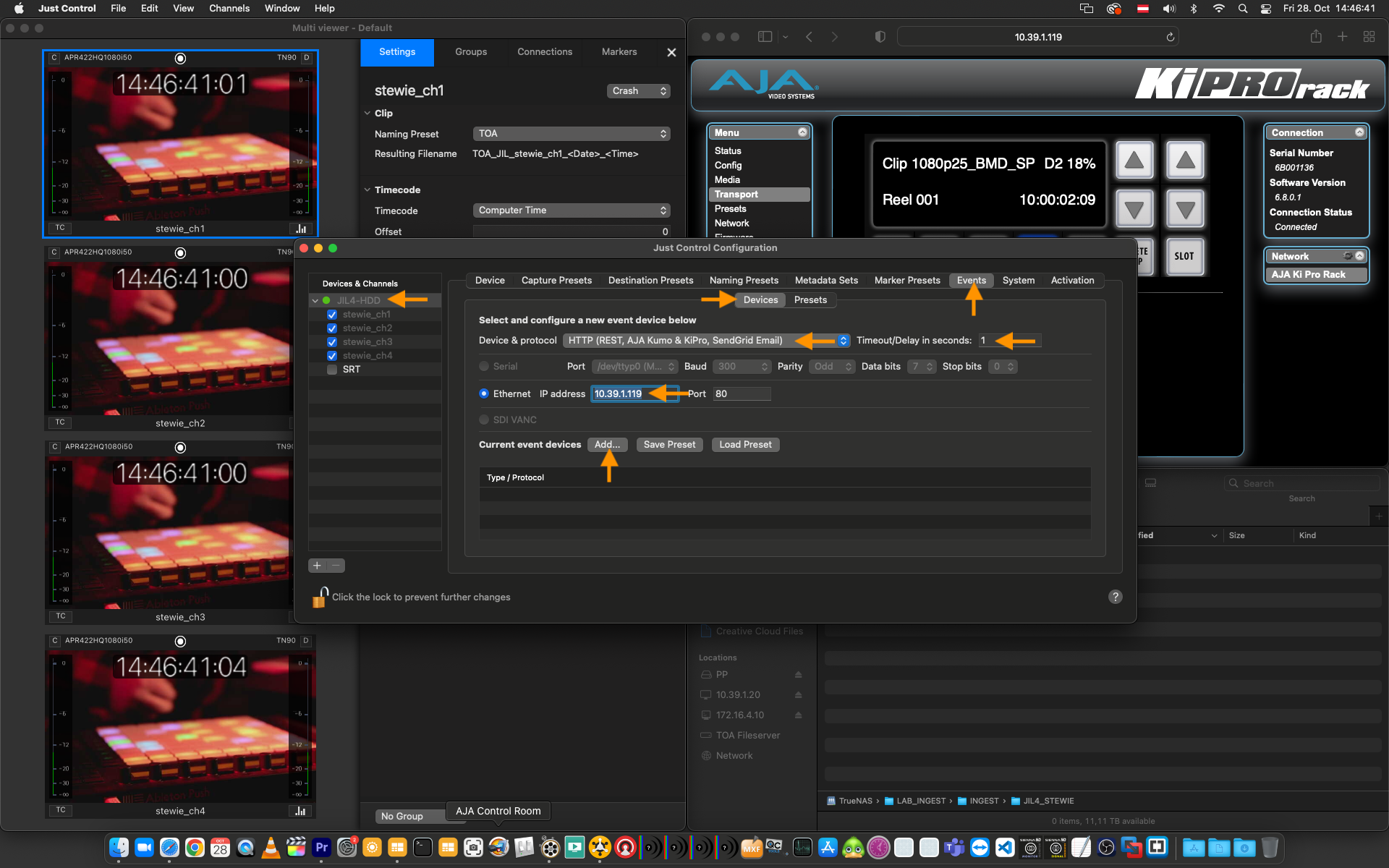 [JIL] AJA Ki Pro Event Presets v.5.5 screenshot 3