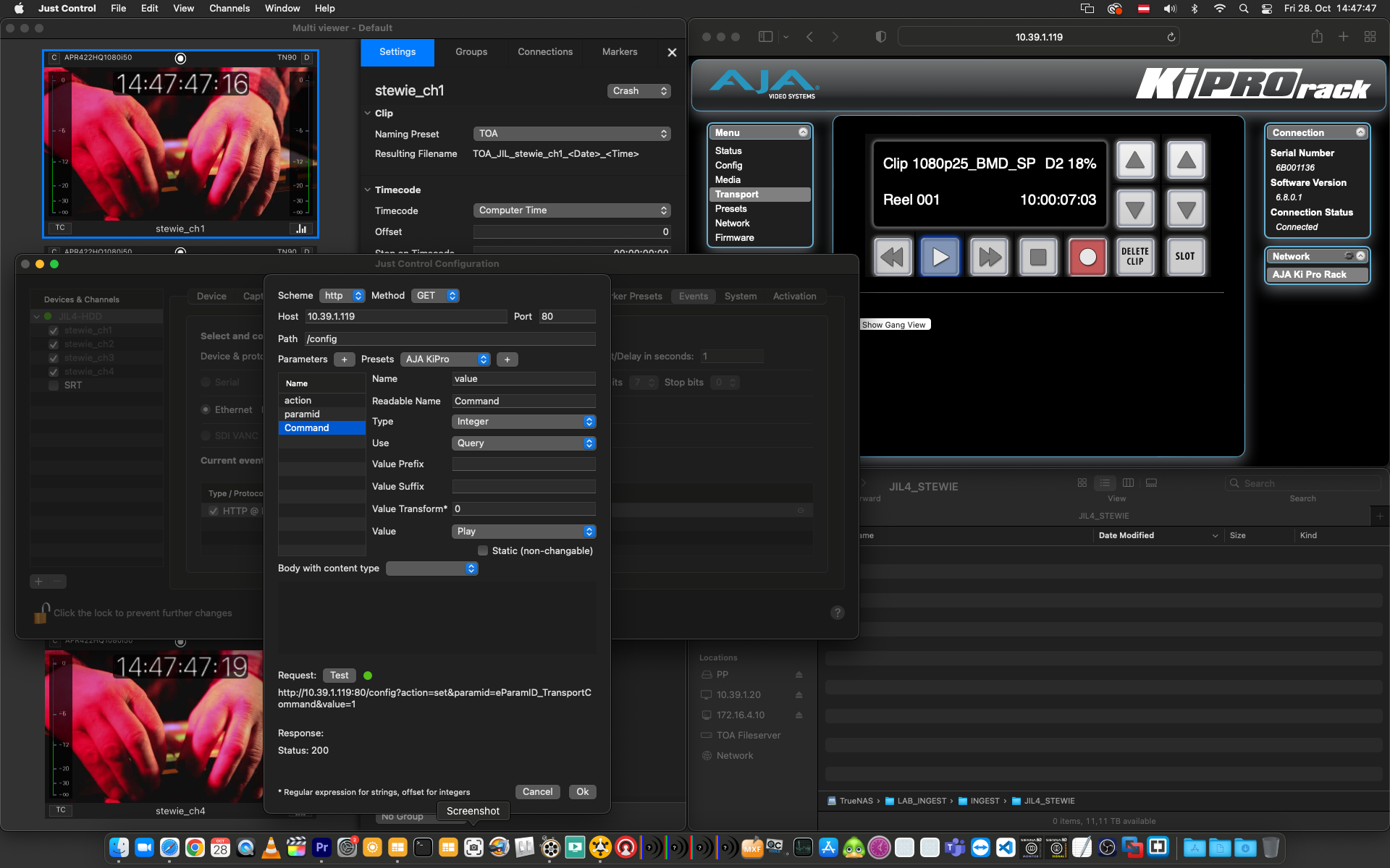 [JIL] AJA Ki Pro Event Presets v.5.5 screenshot 6