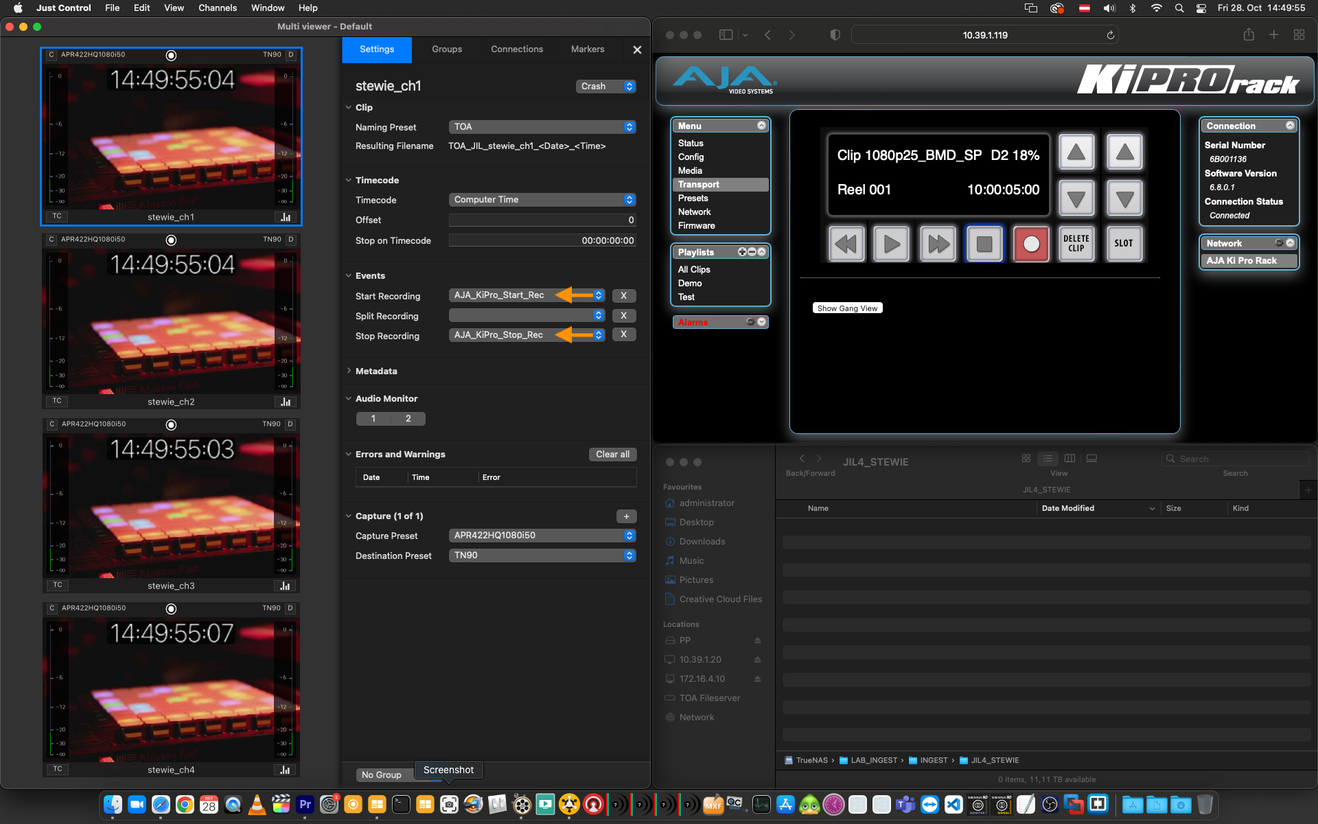 [JIL] AJA Ki Pro Event Presets v.5.5 screenshot 12