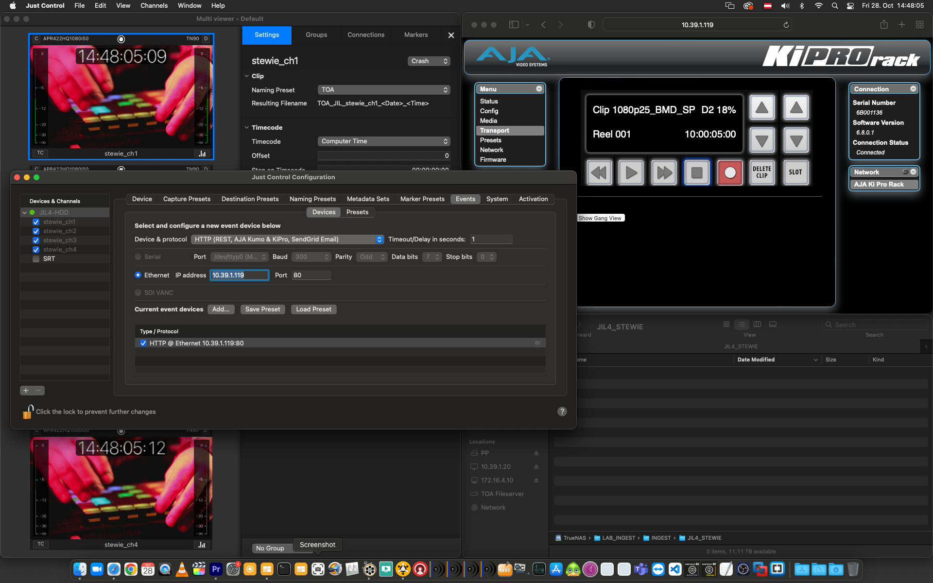 [JIL] AJA Ki Pro Event Presets v.5.5 screenshot 7