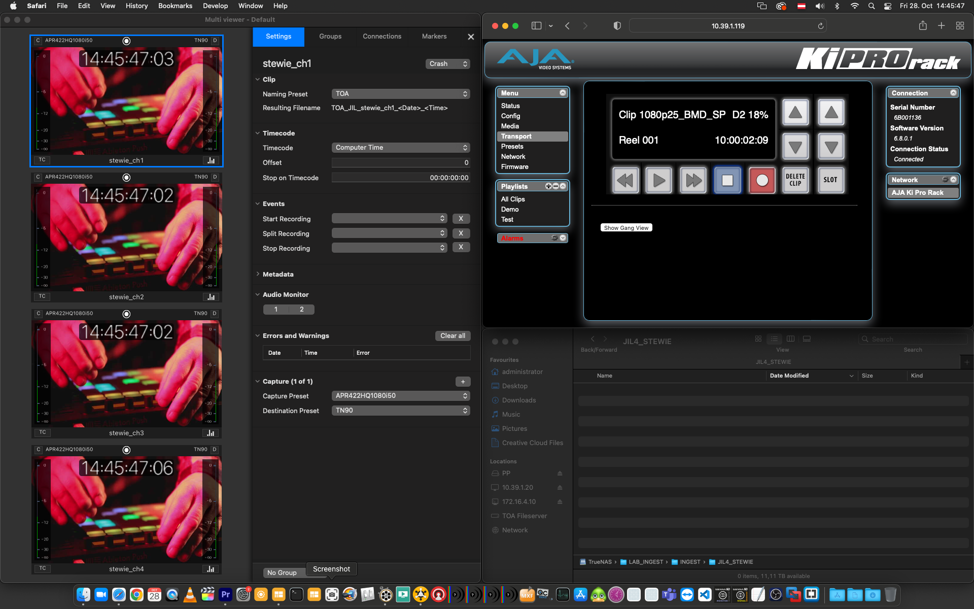 [JIL] AJA Ki Pro Event Presets v.5.5 screenshot 2