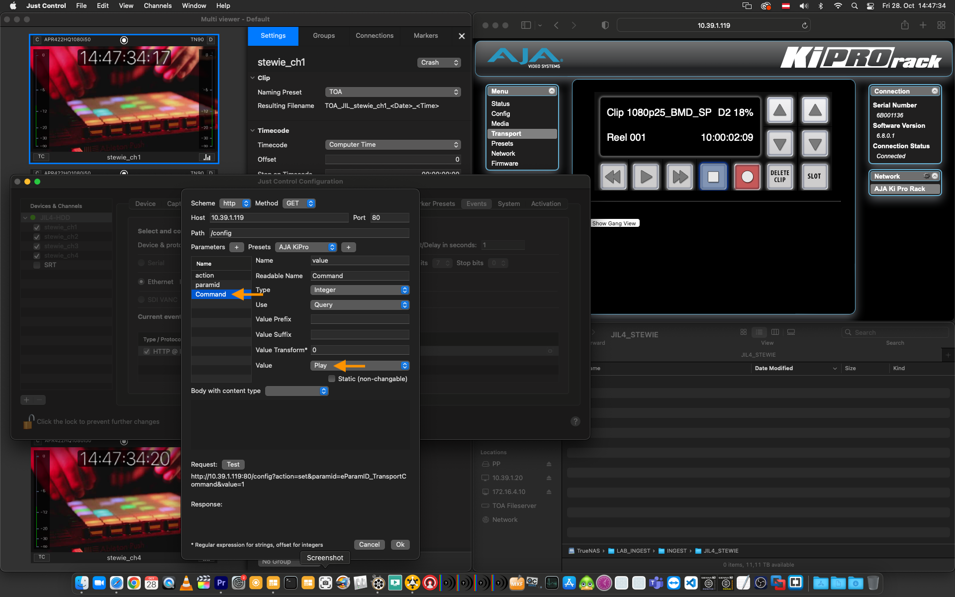 [JIL] AJA Ki Pro Event Presets v.5.5 screenshot 5