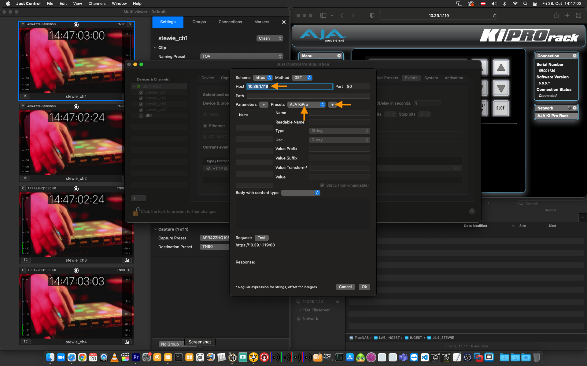 [JIL] AJA Ki Pro Event Presets v.5.5 screenshot 4