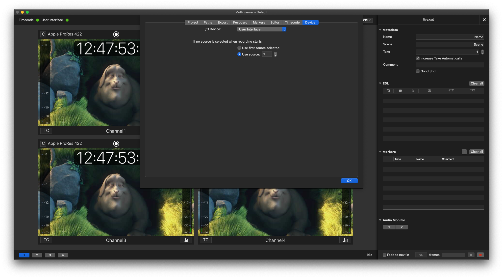 [JIL] Start a Multicam Recording v.6.0 screenshot 4