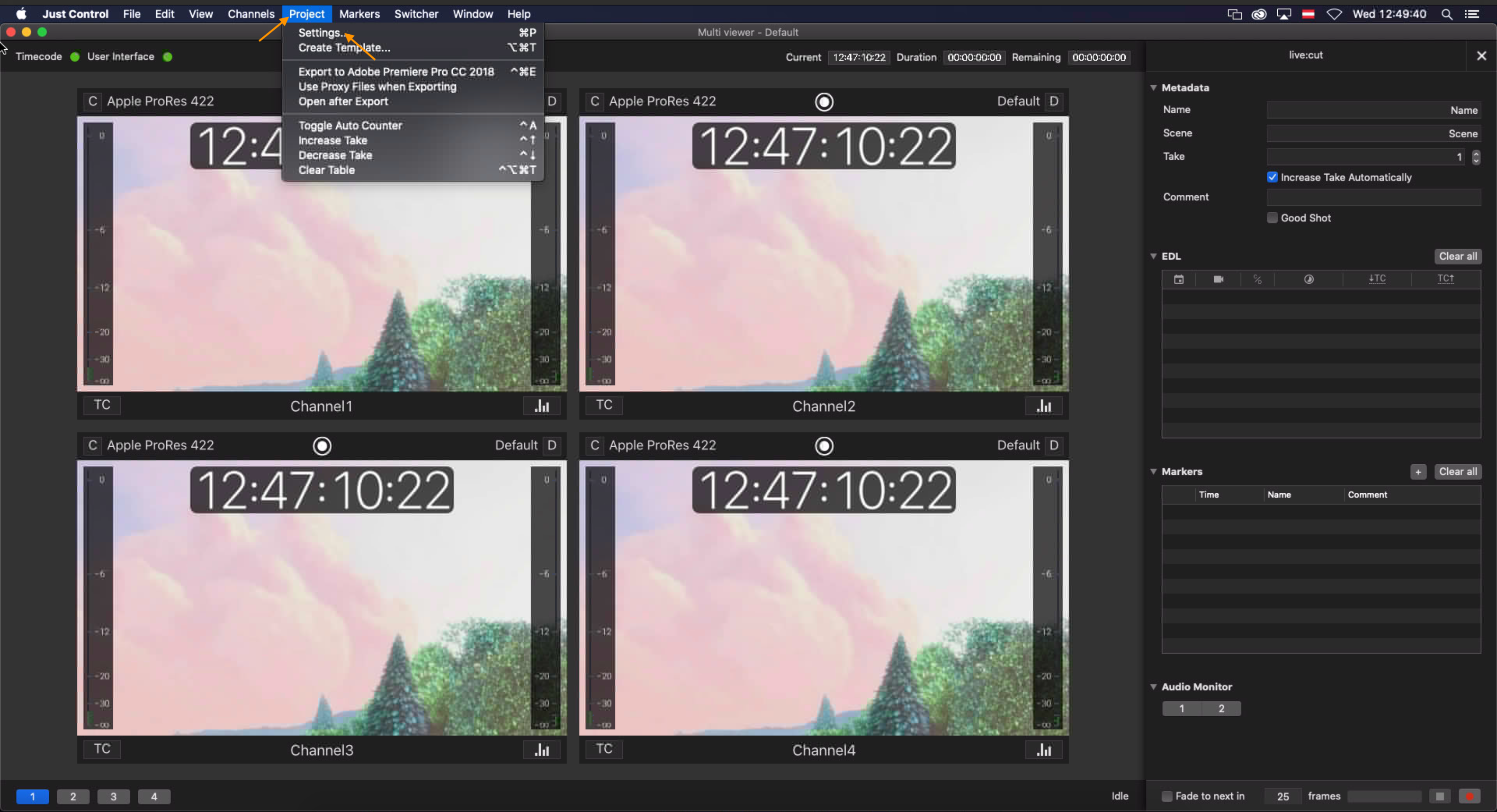 [JIL] Start a Multicam Recording v.6.0 screenshot 1