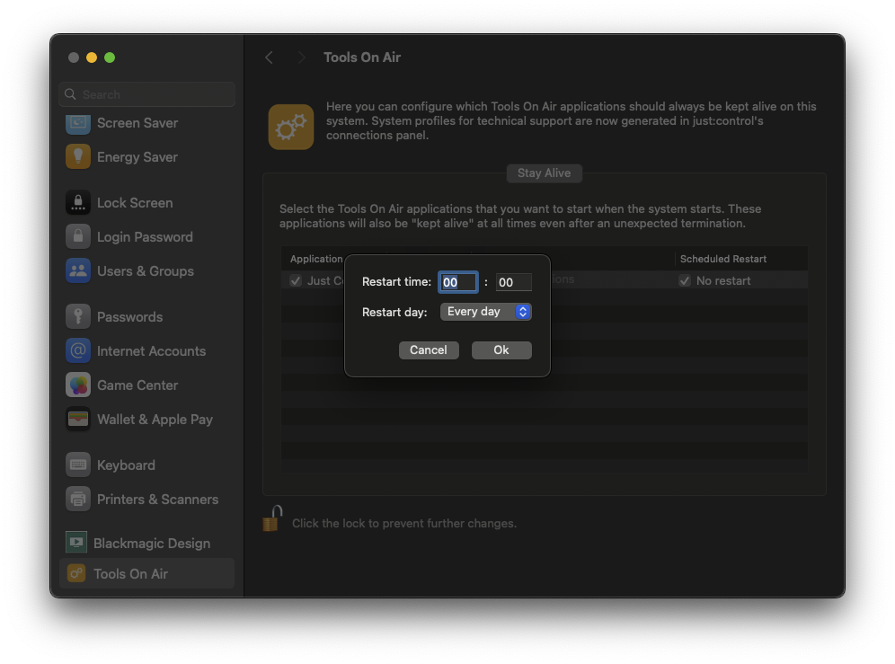 [JIL] Preference Pane and Stay Alive v.6.0 screenshot 3