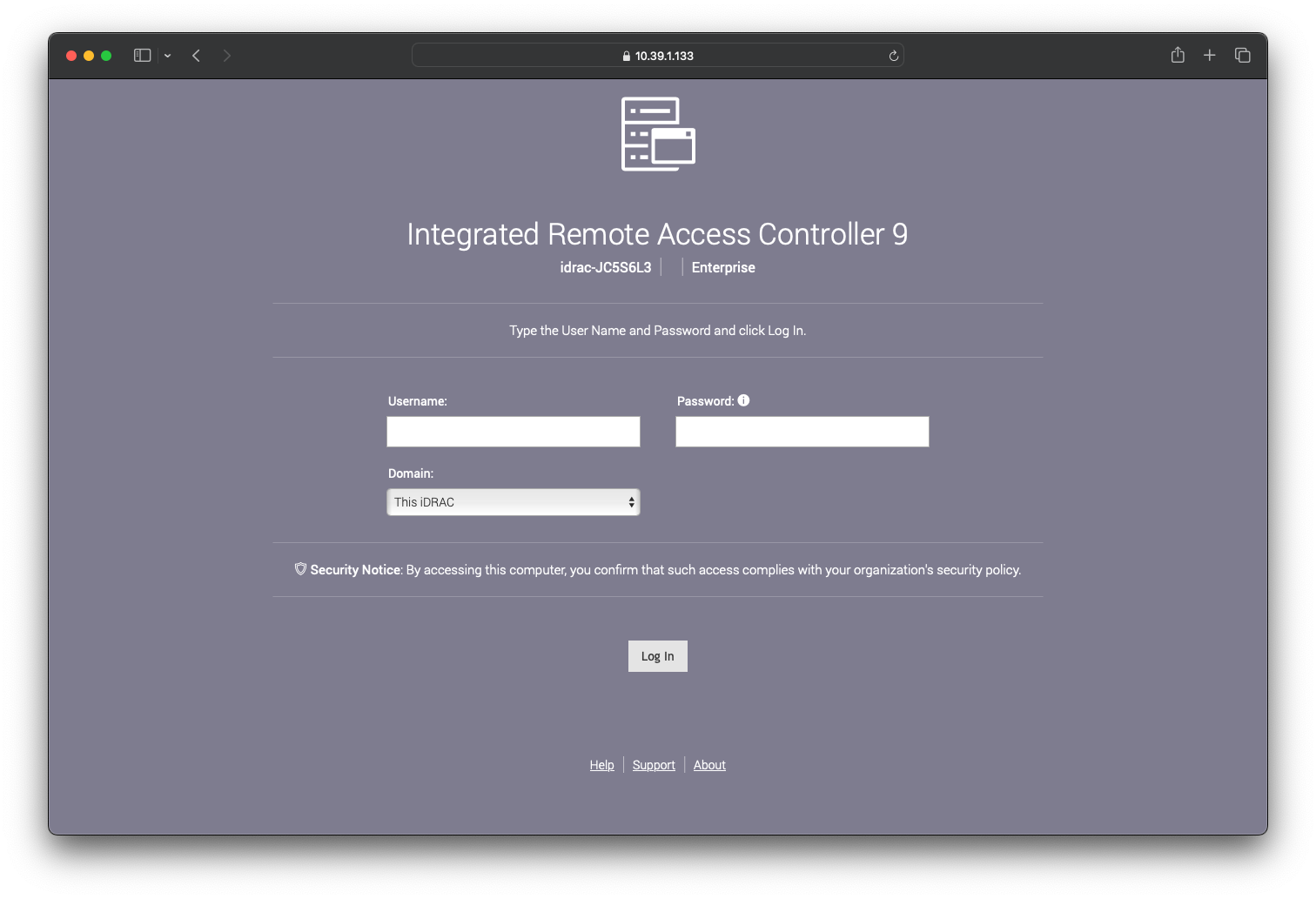[JIL] Server Administration Dell v.6.0 screenshot