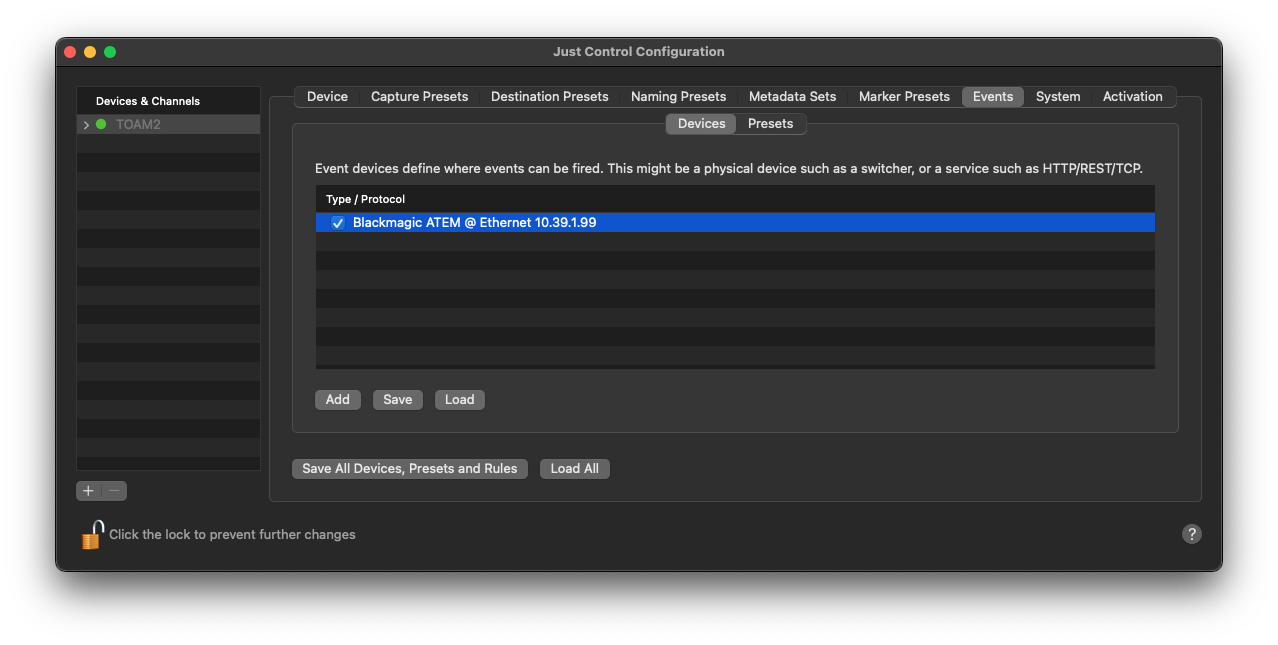 Blackmagic ATEM (Ethernet) v.2025.1 screenshot 3