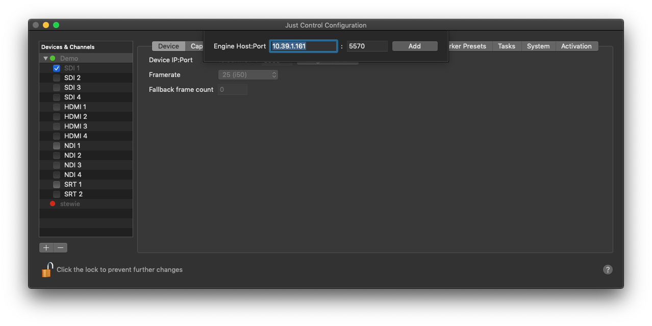 Channel Settings JIL (5.1) screenshot 5