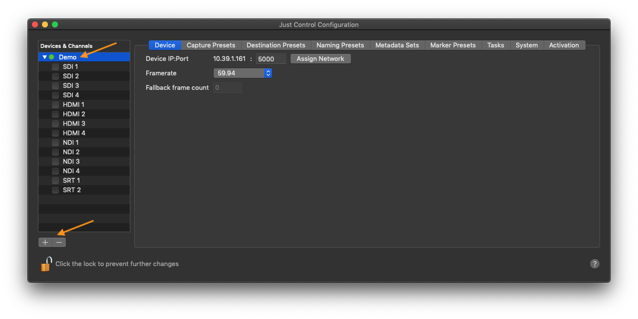 Channel Settings JIL (5.1) screenshot 4