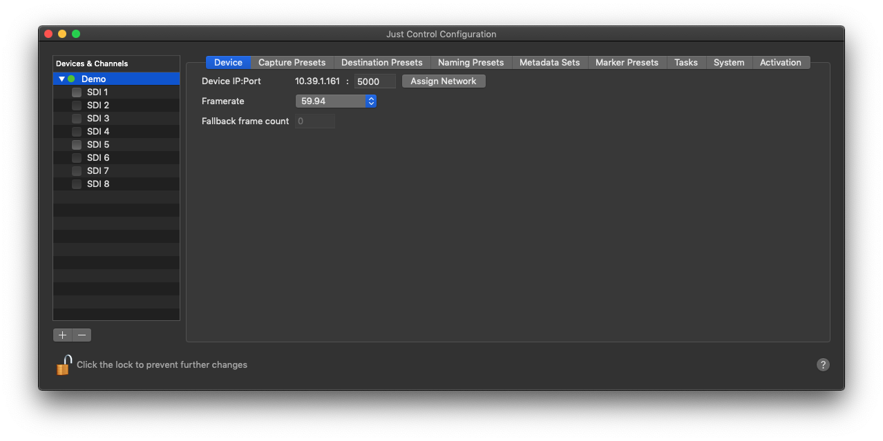 Channel Settings JIL (5.1) screenshot 8