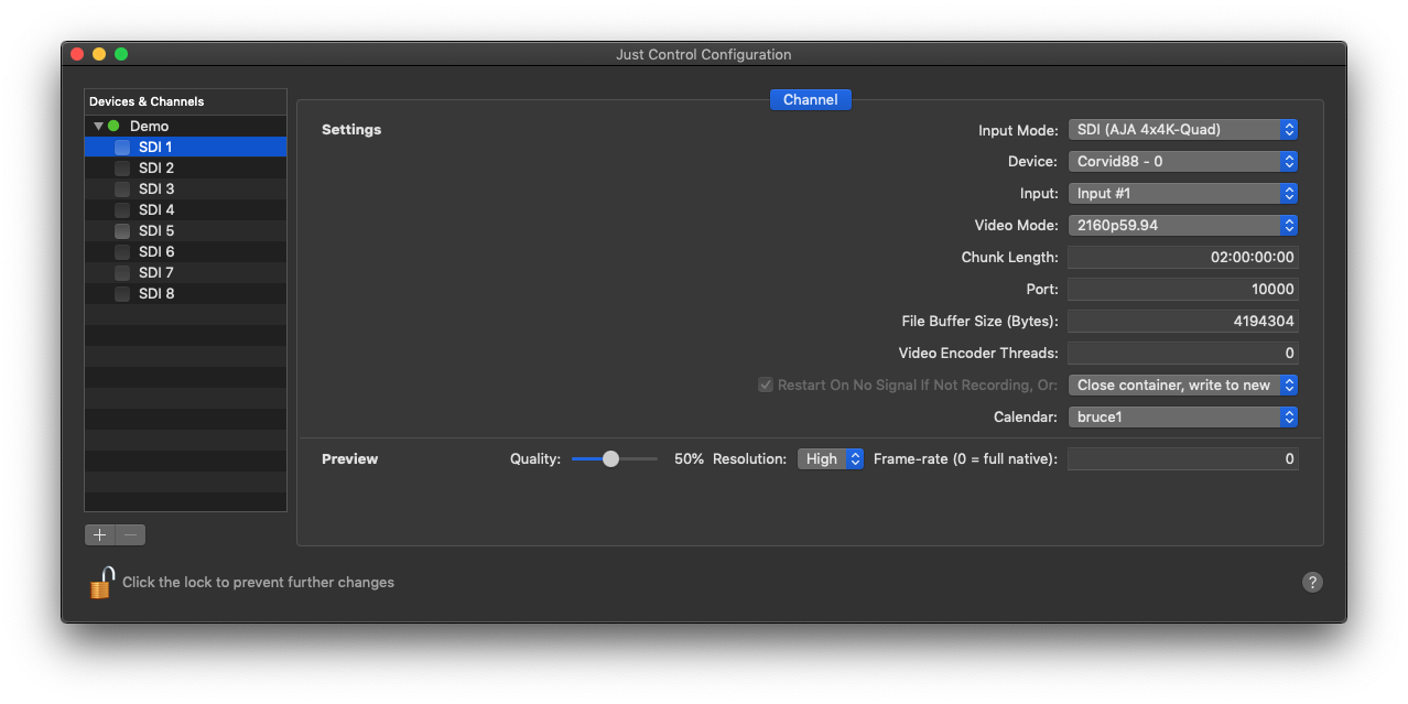 Channel Settings JIL (5.1) screenshot 9