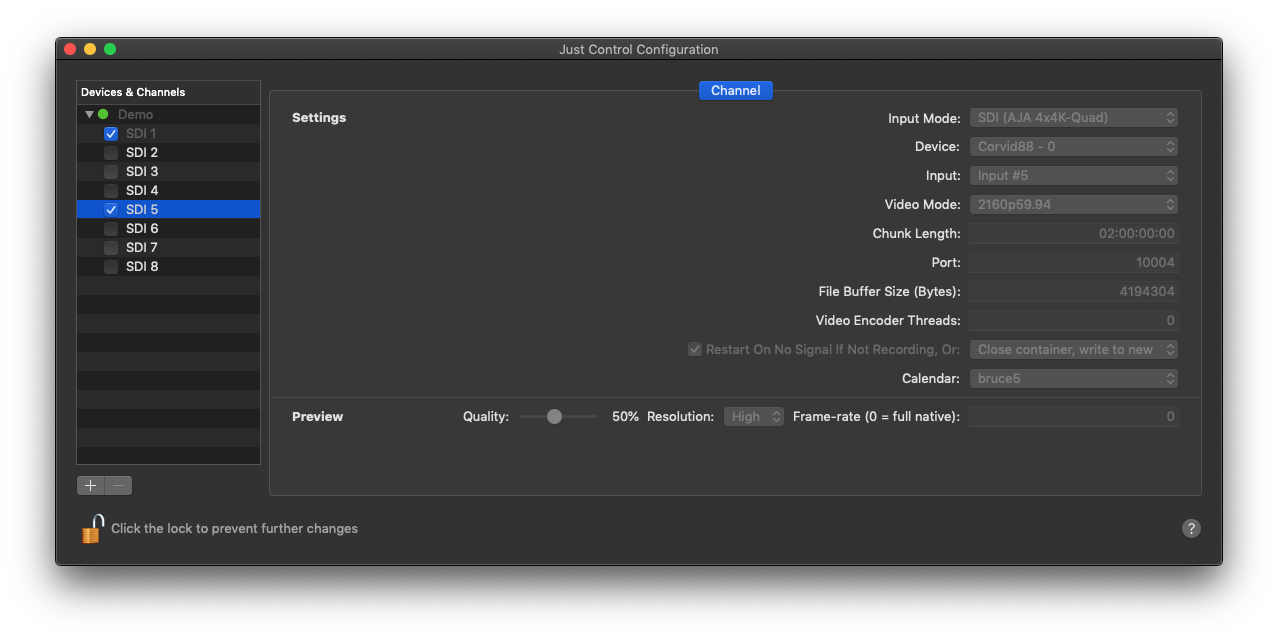 Channel Settings JIL (5.1) screenshot 10
