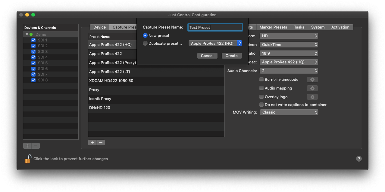 Capture Presets (5.1) screenshot 3