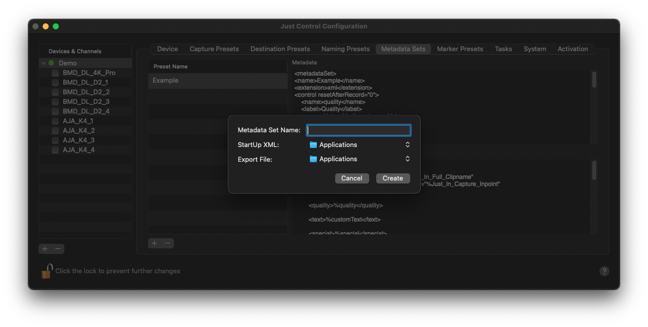 Metadata Sets (5.1) screenshot 3