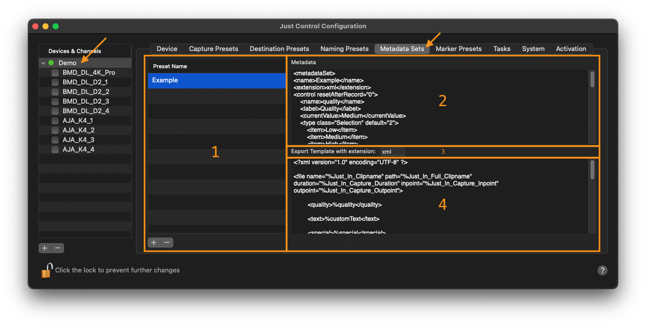 Metadata Sets (5.1) screenshot 2