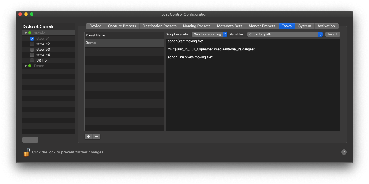 Tasks (5.1) screenshot 2